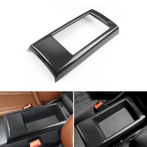 ABS Carbon Fiber Stowing Tidying Armrest Box Base Frame Cover For Audi A3 15-20 - Picture 1 of 5