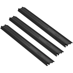 VEVOR Cache Câble Sol Passe Câble Rampe de Protection Câbles 907 kg 100 cm 3PCS - Photo 1/12