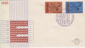 Niederlande Ersttagsbrief NVPH NR E75 - 1965 Europa unbesiegelt, unadressiert - Bild 1 von 1