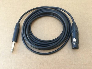 25-90'FT Mogami 2534 Cable Neutrik XLR FEMale to 1/4 Mono Audio sound Microphone - Picture 1 of 3