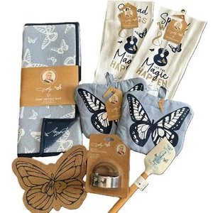 Dolly Parton Lot Set Blue Butterfly Kitchen Tools Cooking Dining SOLD OUT DB6 - Picture 1 of 4