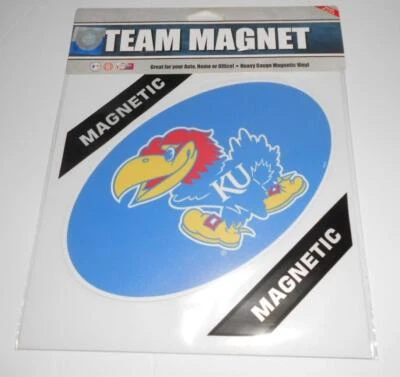 New Licensed NCAA Ole Kansas Jayhawks Magnet Auto Car Truck S61 - Image 1 of 2
