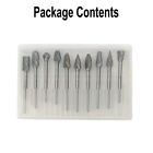 High Strength Tungsten Steel Carbide Burrs For Various Materials 10*Set