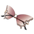  Heart Shaped Face Glasses Retro Butterfly Sun Party Sunglasses Irregular