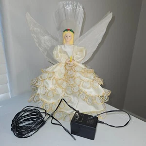 Fiber Optic Light-Up Angel Christmas Decoration - Picture 1 of 10