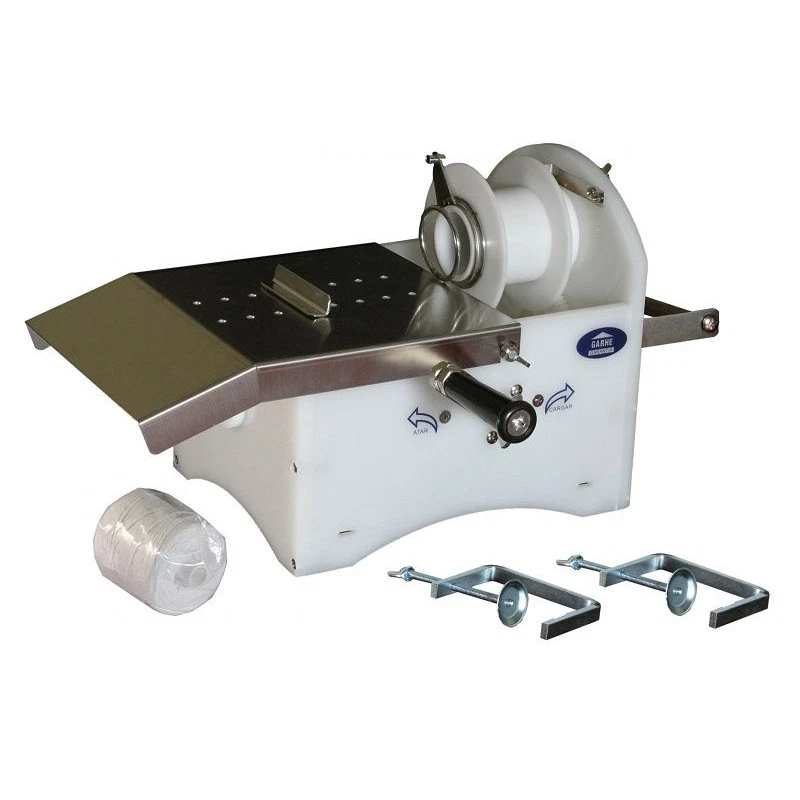 Atadora de embutidos a hilo garhe funcionamiento manual o electrico 08550