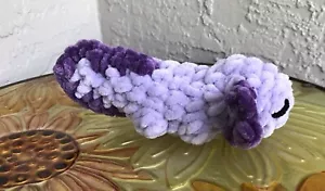 Axolotl Plush Handmade Crochet Amigurumi Plushie Stuffed Toy Mini Axolotl Purple - Picture 1 of 5