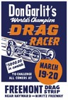 1960 Don Garlits Racing at Fremont Raceway - Vintage-Style Drag Racing Poster