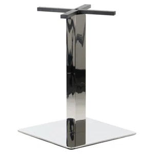 Tischgestell aus poliertem Edelstahl SH-3002, für Hotel, Restaurant, 50x50x72,5 - Bild 1 von 6