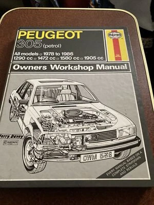 Peugeot 305 Petrol All Models 1978-1986 1290cc 1472cc,1580cc,1905cc Haynes - Image 1 of 4