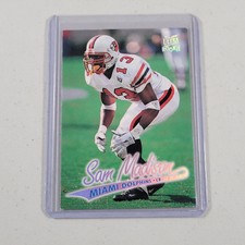 Sam Madison Rookie Card Fleer Ultra Miami Dolphins Louisville Cardinals 1997