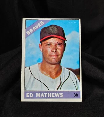 1966 Topps - #200 Eddie Mathews - Image 1 of 2