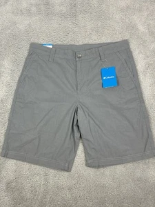 Columbia Washed Out Shorts Mens Size 34 Waist 10" Inseam Grey Regular Fit - Picture 1 of 6