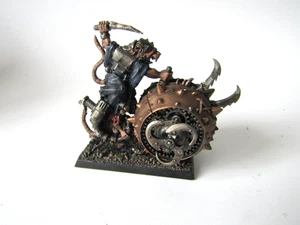 A17 WARHAMMER FANTASY BATTLE SKAVEN ARMY - SKAVEN DOOM WHEEL  WELL PAINTED METAL - Picture 1 of 3