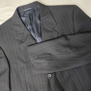 Blazer Hickey Freeman Loro Piana blu navy diplomatico 100% lana Tasmania anni 120 42R - Foto 1 di 15