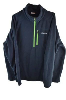 Columbia Fleecepullover blau Größe 2XL Herren Half Zip Pullover Freizeit Outdoor - Bild 1 von 4