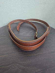 SHIP JOHN GITARRENGURT braun Leder. 48"L - Bild 1 von 6