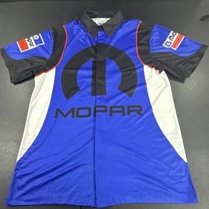 David Carey Mopar Logo History Pit Crew Camp Club Car Herren Medium - Bild 1 von 12