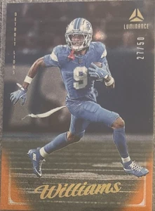 2025 Panini Luminance - Jameson Williams #32 /50 - Picture 1 of 2
