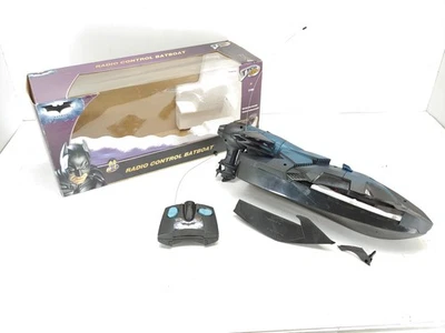 Vintage 2008 TYCO Mattel DC BatBoat Batman Used w/ Box - Image 1 of 4