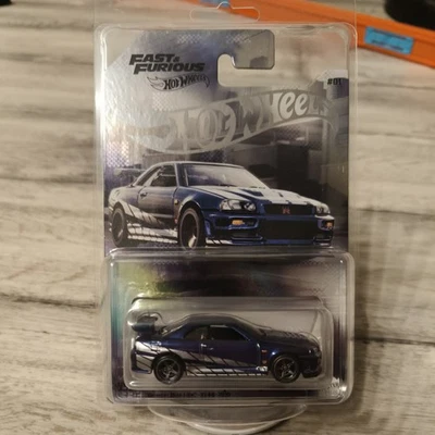 ✅Hot Wheels Nissan Skyline GT-R (BNR34) Fast and Furious NFTG NFTH RLC - Bild 1 von 4