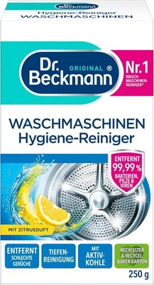 Dr. Beckmann Waschmaschinen Hygiene Reiniger Maschinenreiniger Aktivkohle 250 g - Bild 1 von 4
