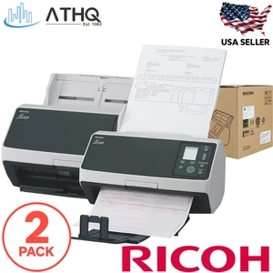 PACK OF 2 RICOH FI-8170 High Speed Color Duplex Document Pro Scanner 70ppm USB - Picture 1 of 16