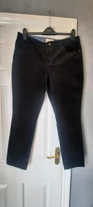 Pantalón Pana Lamledra Negro Seasalt Talla 14 Petite - Imagen 1 de 8