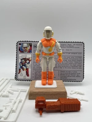 GI Joe 1993 Snow Storm (v1), в комплекте с картотекой - Изображение 1 из 4