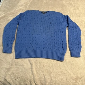 Vintage Polo Ralph Lauren Sweater Men’s Large Cotton - Picture 1 of 8