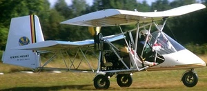 HM-1000 Balerit Microlight Mignet HM1000 Airplane Wood Model Replica Small New - Picture 1 of 1