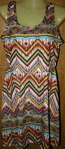 BOBBIE BROOKS WOMEN'S SLEEVELESS COLORFUL DRESS SZ M NWOT LADIES JUNIORS - Picture 1 of 4
