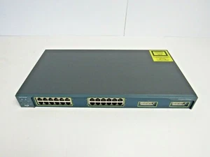 Cisco WS-C2950G-24-EI 24-Port 10/100Mbps w/ 2x GBIC Slots 12-5 - Picture 1 of 9