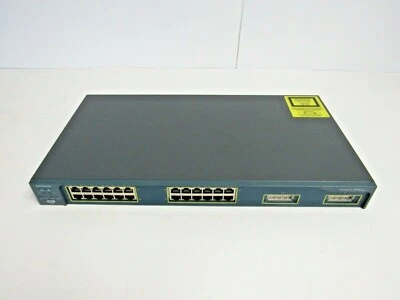 Cisco WS-C2950G-24-EI 24-Port 10/100Mbps w/ 2x GBIC Slots     12-5 - Image 1 of 4