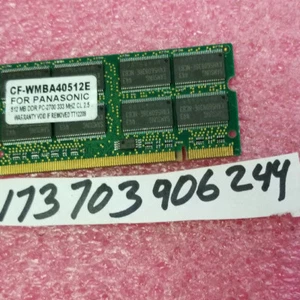 PANASONIC 512MB DDR1 DDR-333 333 PC2700  UNBUFFERED 200PIN SODIMM 32X8 - Picture 1 of 1