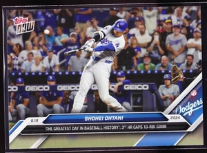 Shohei Ohtani Dodgers Greatest Day in Baseball History 2024 Topps Now #723 Base - Bild 1 von 2