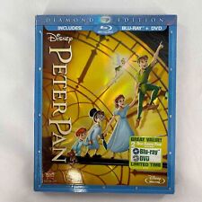 Peter Pan Blu-ray DVD 2013 DISNEY 2-Disc Diamond Edition w/ Slipcover