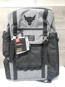 Under Armour UA Project Rock Vanish Regiment Rucksack grau/schwarz neu mit Etikett - Bild 1 von 5