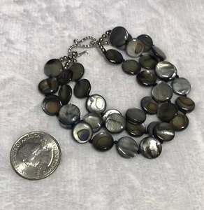 Beautiful Multi Layered Abalone Shell Bracelet  - Picture 1 of 3