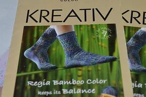 Regia Knitting Pattern 57 Bamboo Color Socks - Picture 1 of 1