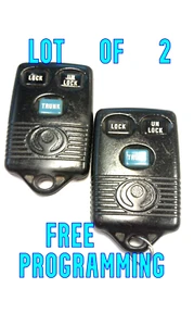 PAIR OF CLEAN OEM 1996 1997 MAZDA 626 MX-6 KEYLESS REMOTE FOB GQ43VT7T 1470K1361 - Picture 1 of 2