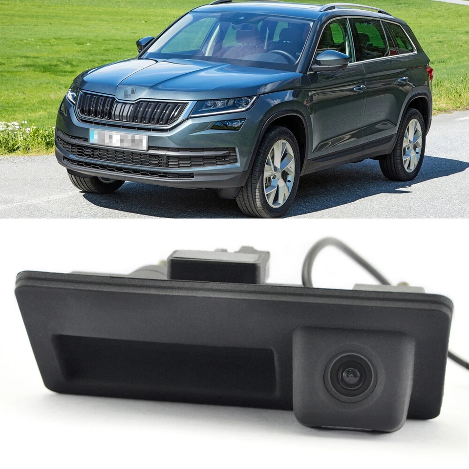 Replacement Car Trunk Handle Rear View Camera Parking for Skoda Kodiaq 2017 2018 - Image 1 of 4