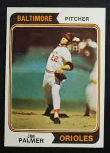 1974 Topps Baseball #40 JIM PALMER, Baltimore Orioles, HOF, EX-EXMINT - Picture 1 of 2