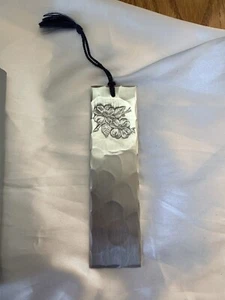 Wendell August Forge Bookmark Footprints Flower - Picture 1 of 5