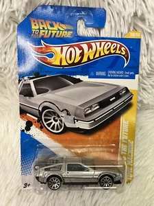 2011 Hot Wheels New Models Back To The Future Time Machine Gray Delorean 18/50 - Picture 1 of 1