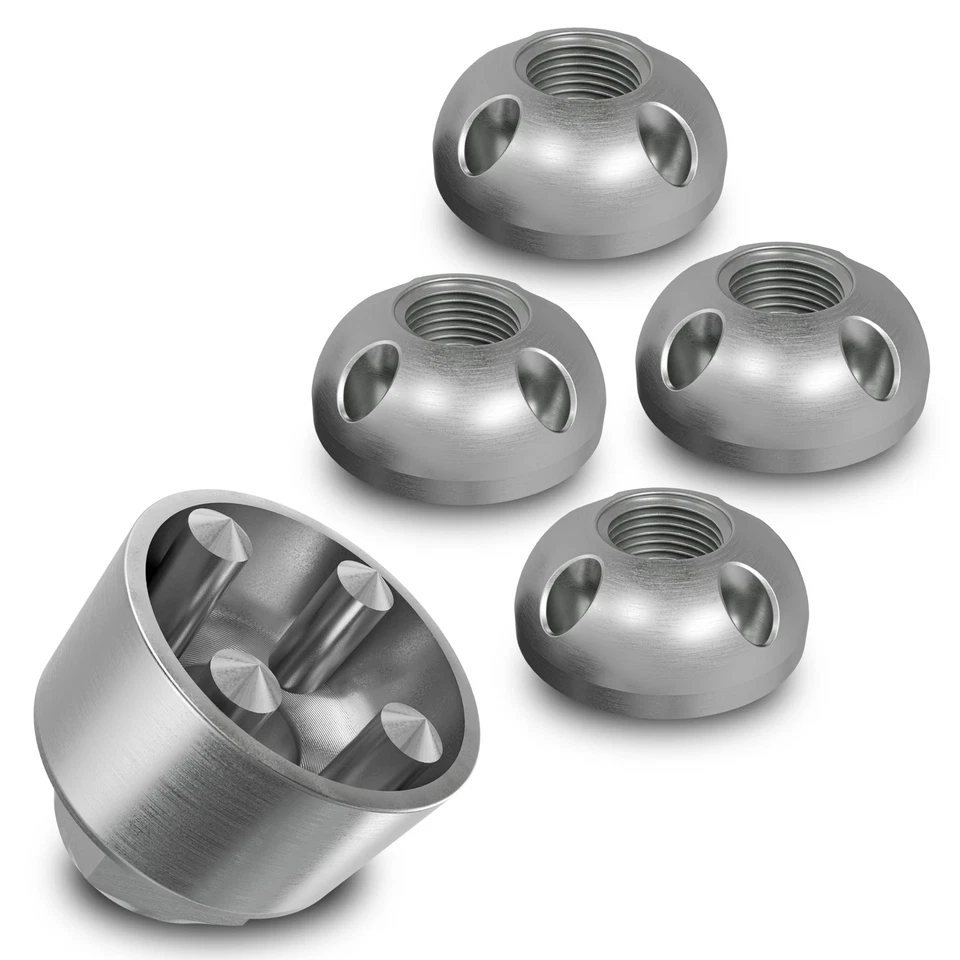 Dado di sicurezza antifurto in acciaio inox M6 M8 M10 M12 V2A, antifurto (A6y) - Immagine 1 di 1