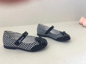 Mädchen orthopädische Kapika Leder elegante Schuhe schwarz Polka Schleife 27 EU 10-11 - Bild 1 von 9