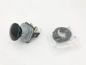 Neu Allen-Bradley 800T-D2A Ser. T Black Mushroom Drucktaster 1NO 1NC - ohne Box - Bild 1 von 6