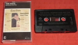 TOM WAITS - UK CASSETTE TAPE - HEARTATTACK AND VINE - Picture 1 of 4