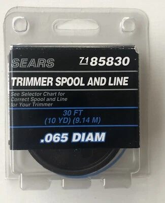 SEARS 85830 Trimmer Spool and Line .065 DIAM 30 FT P/N 530-084251, 1 or more  - Image 1 of 4